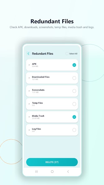 Core Security redundant files screen
